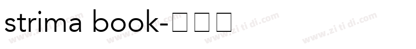 strima book字体转换